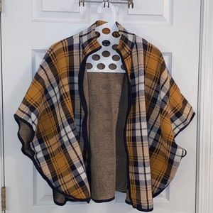 Jones New York Zip Up Poncho